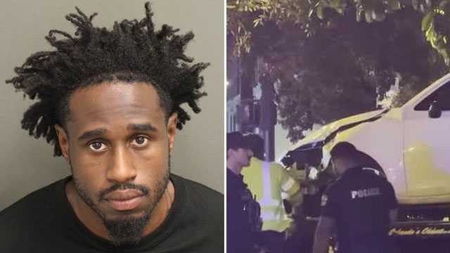 Orlando police shoot at man fleeing from officers downtown