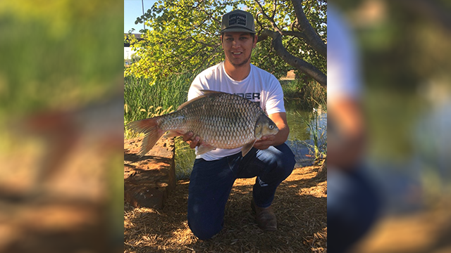 Oklahoma Department of Wildlife Conservation officials announced that a man recently caught a river carpsucker that set a new state record.