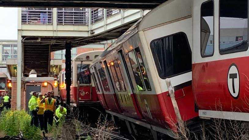 Expect continued Red Line delays after derailment at JFK/UMass