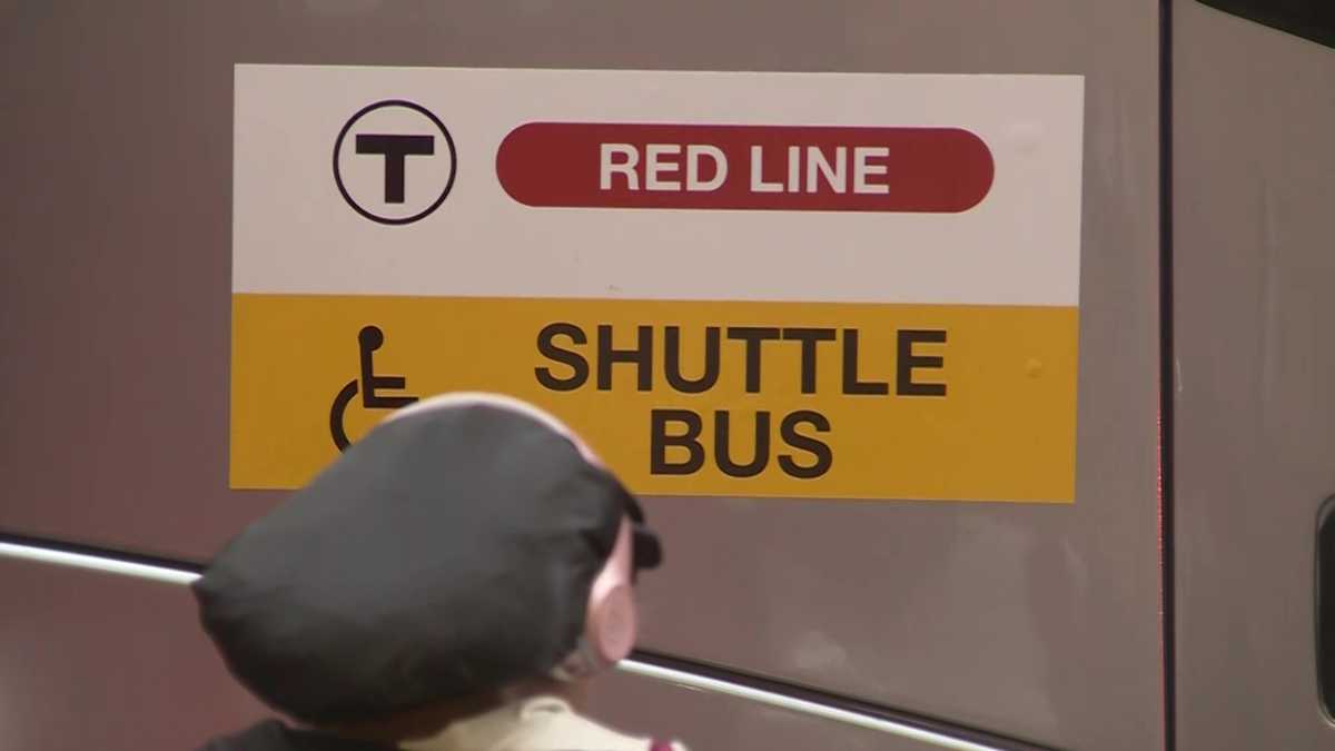 Shuttle buses replace MBTA Red Line service following a medical emergency