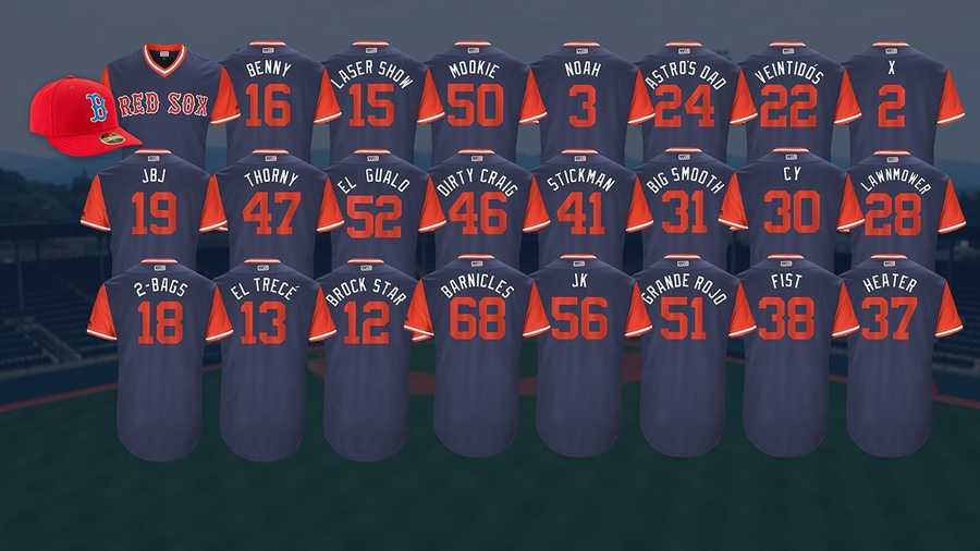 Astros players pick nicknames for Players' Weekend jerseys
