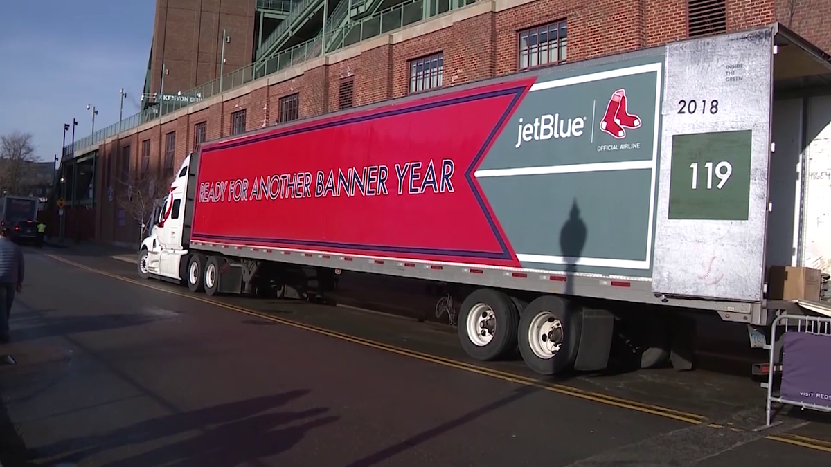 It's Red Sox truck day! Team's equipment heads to Florida for Spring