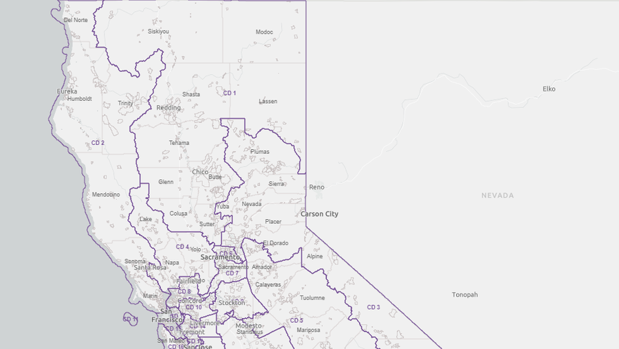 CA commission releases final draft of proposed district maps
