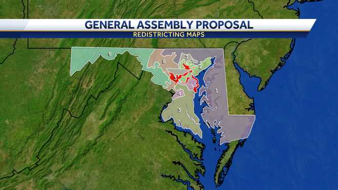 maryland redistricting advisory committee map