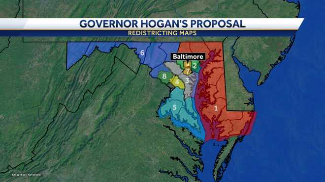 maryland citizens redistricting commission map