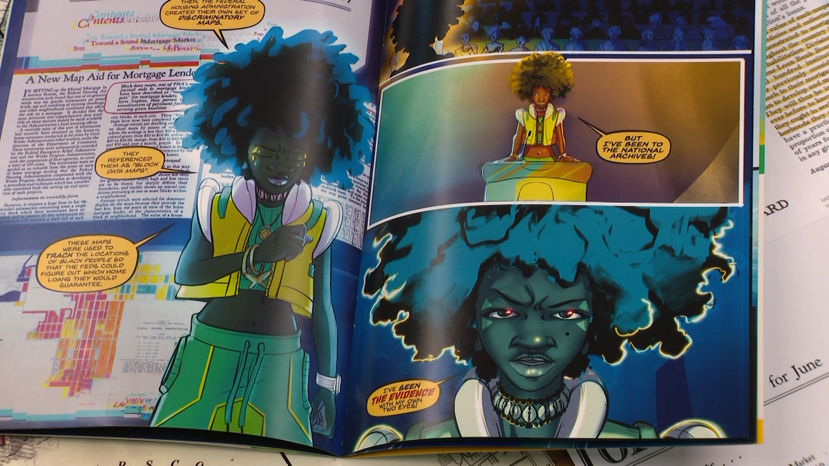 Comic books tell history of redlining in Baltimore