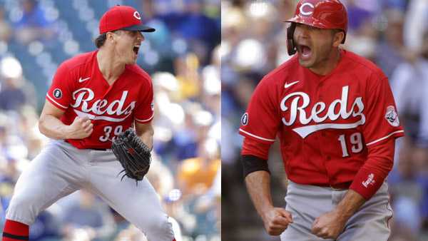 Mahle fans 12, Reds silence Brewers' bats again in 2-1 win