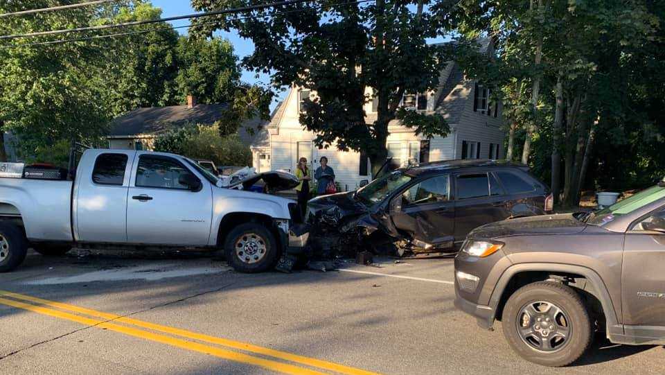 Multi Vehicle Crash In Westbrook Sends Two People To Hospital