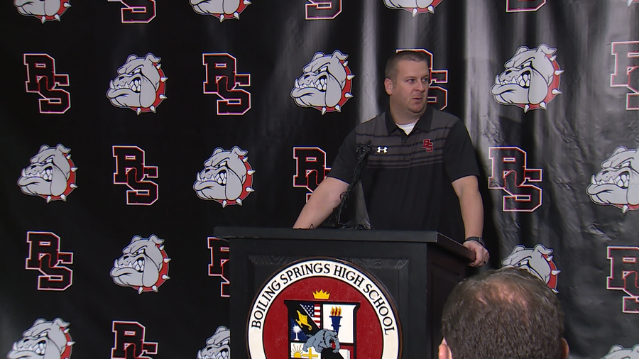 Reel introduced as Boiling Springs' new football coach
