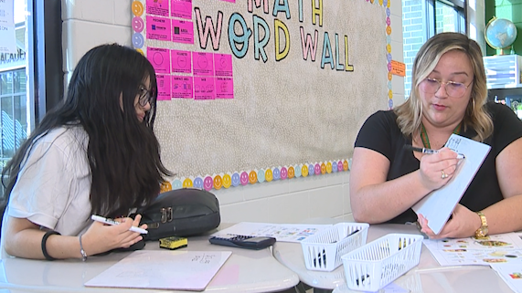 Amber Reeves creates safe space at Robert Smalls Leadership Academy - WJCL