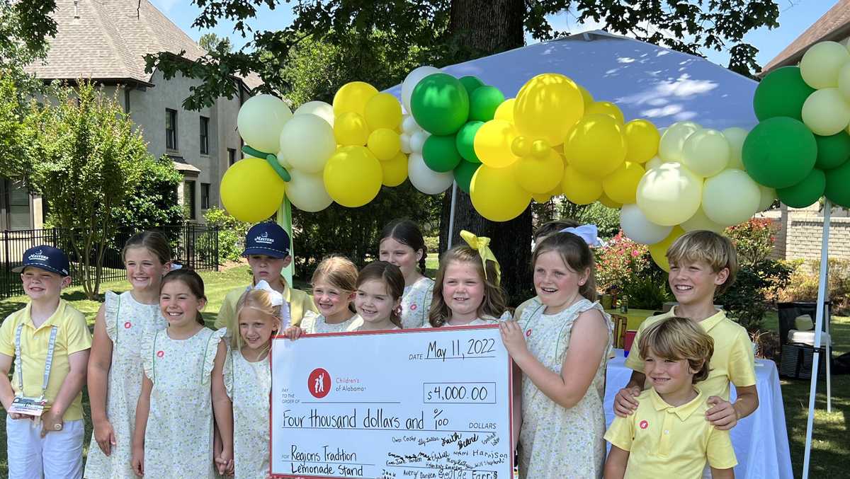 Lemonade stand at Regions Tradition ProAm raises thousands for