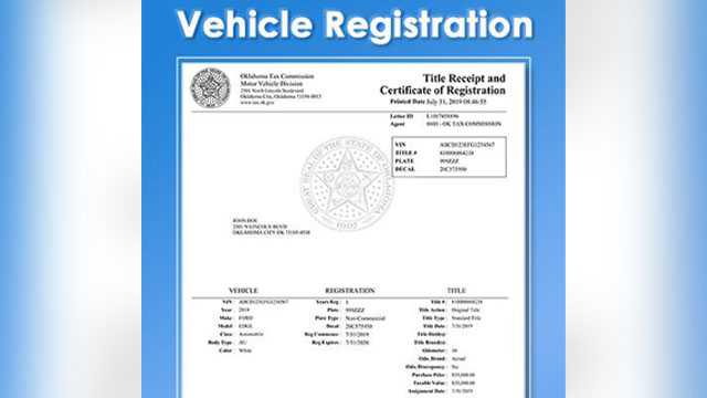 Oklahoma Drivers Must Carry Registration Starting July 1