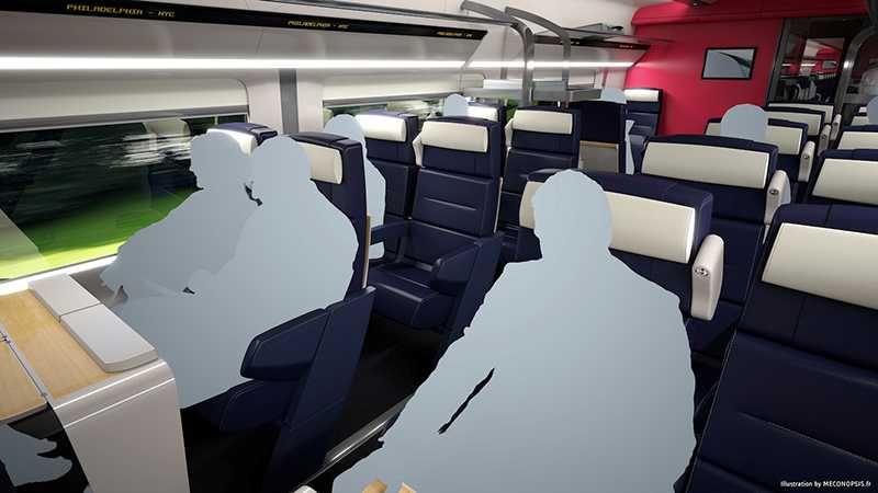 Amtrak provides first look at new Acela interiors  Trains Magazine