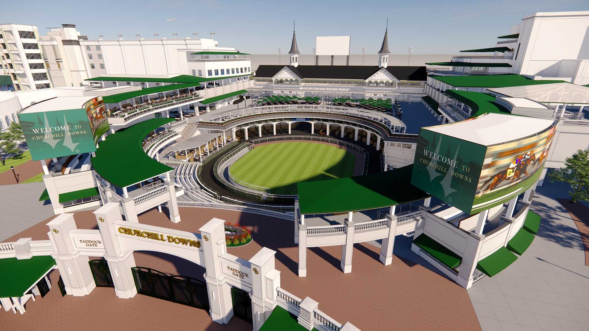 Churchill Downs Unveils Plan To Redesign Paddock, Set To Debut At 150th ...