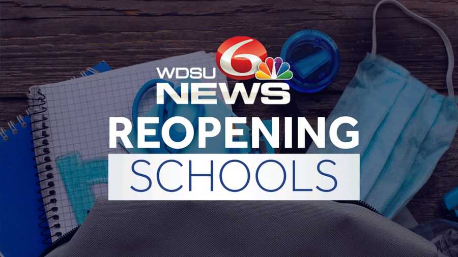 Reopening schools graphic
