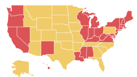 united states map of states reopening Coronavirus Map Shows How States Are Reopening Amid Pandemic united states map of states reopening