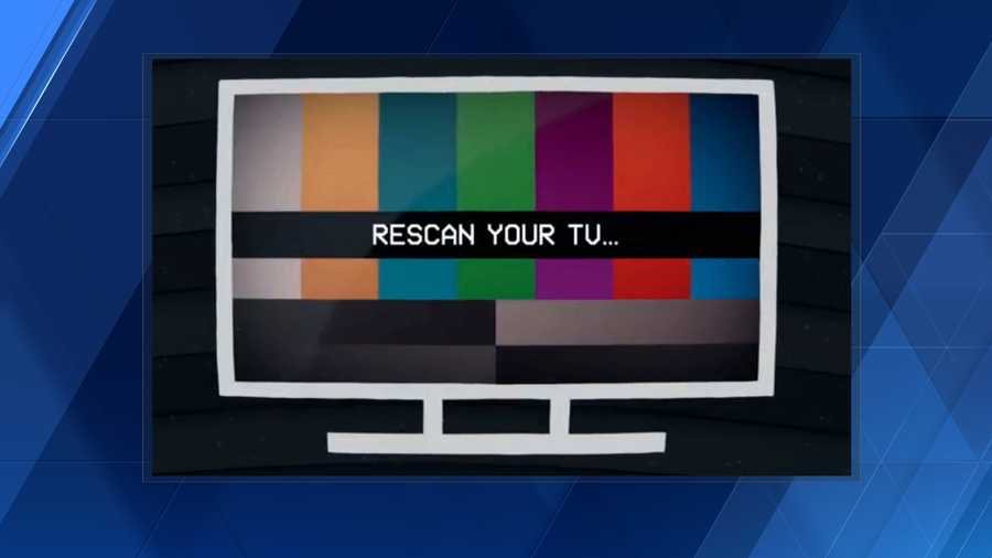 Rescan your television