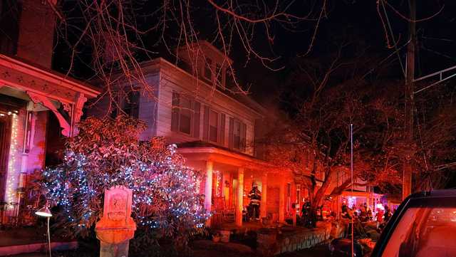 Fire crews responding to a residential fire in Ephrata, Lancaster County - Vimarsana News
