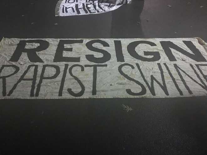 Banner calling Greenville County sheriff a ‘rapist swine’ hangs outside ...