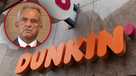 RFK Jr. and Dunkin' sign in Boston