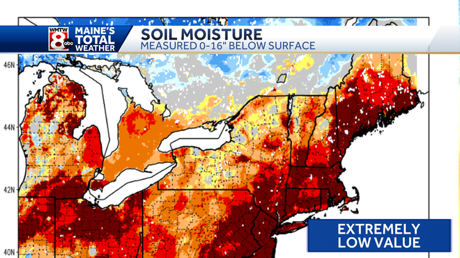 Drought conditions worsen across parts of Maine