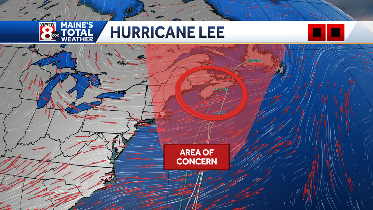 L’uragano Lee potrebbe avvicinarsi al Maine, New England: traccia