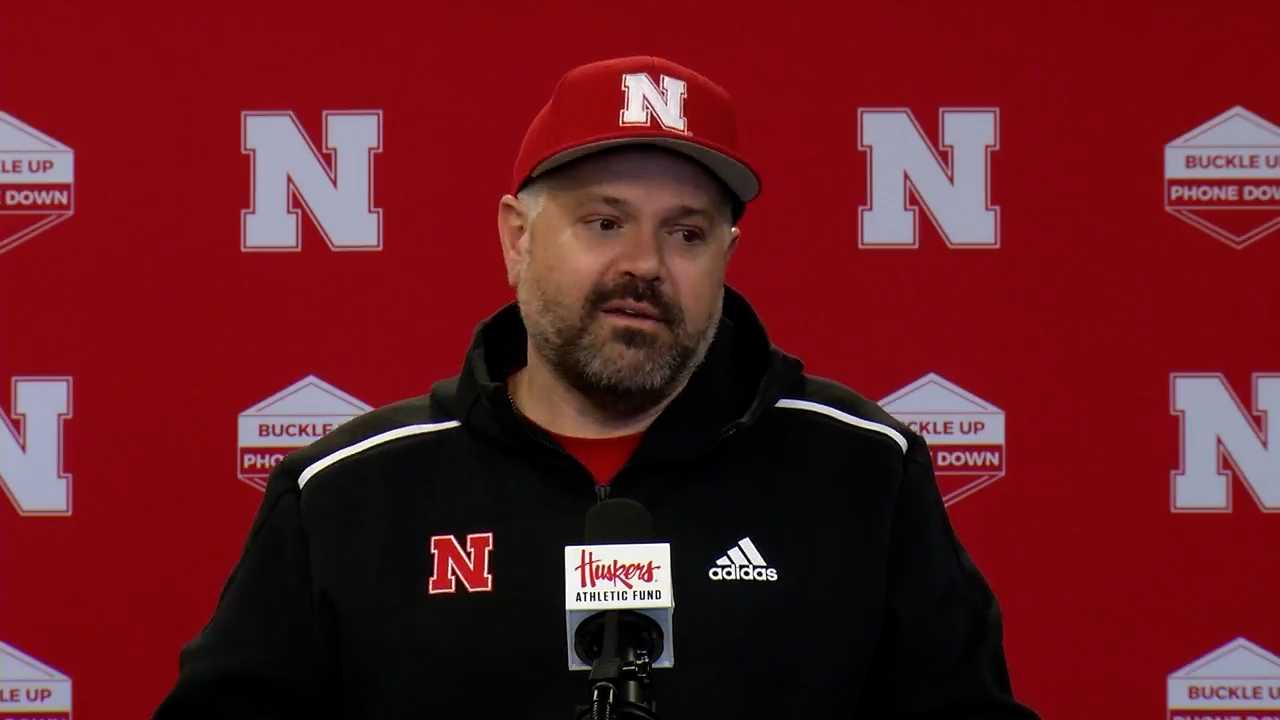 Nebraska Football Head Coach Matt Rhule Talks Spring Game Performance