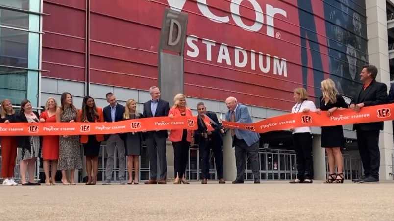 The signage is up: Say hello to Paycor Stadium! #WhoDey