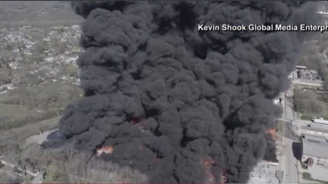 Officials: Richmond industrial fire 'under control' but residents urged to stay away from site - Vimarsana News