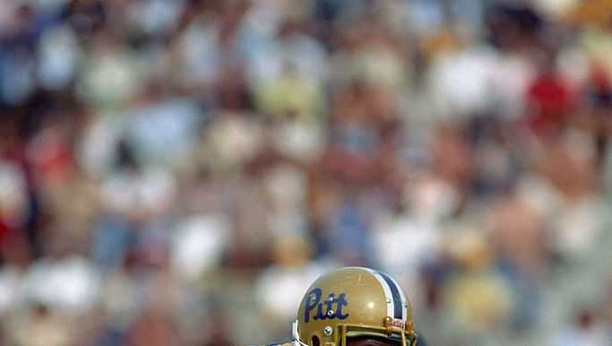 NFL Hall of Famer Rickey Jackson receiving diploma from Pittsburgh