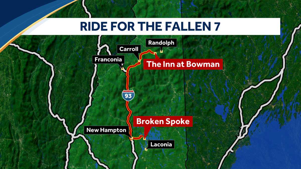 Officials announce route for 'Ride for the Fallen 7'