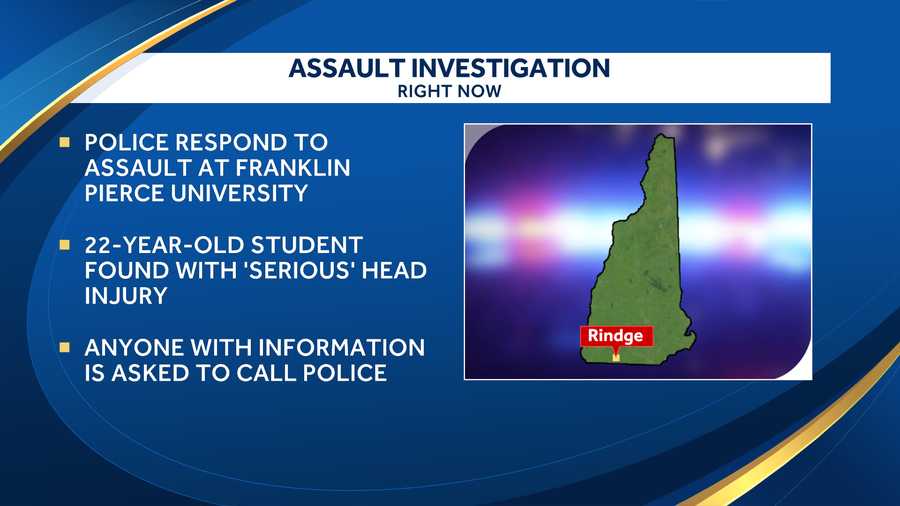 Rindge police investigating assault at Franklin Pierce University