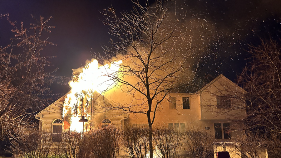 Firefighters battle chimney fire in Rindge, authorities say