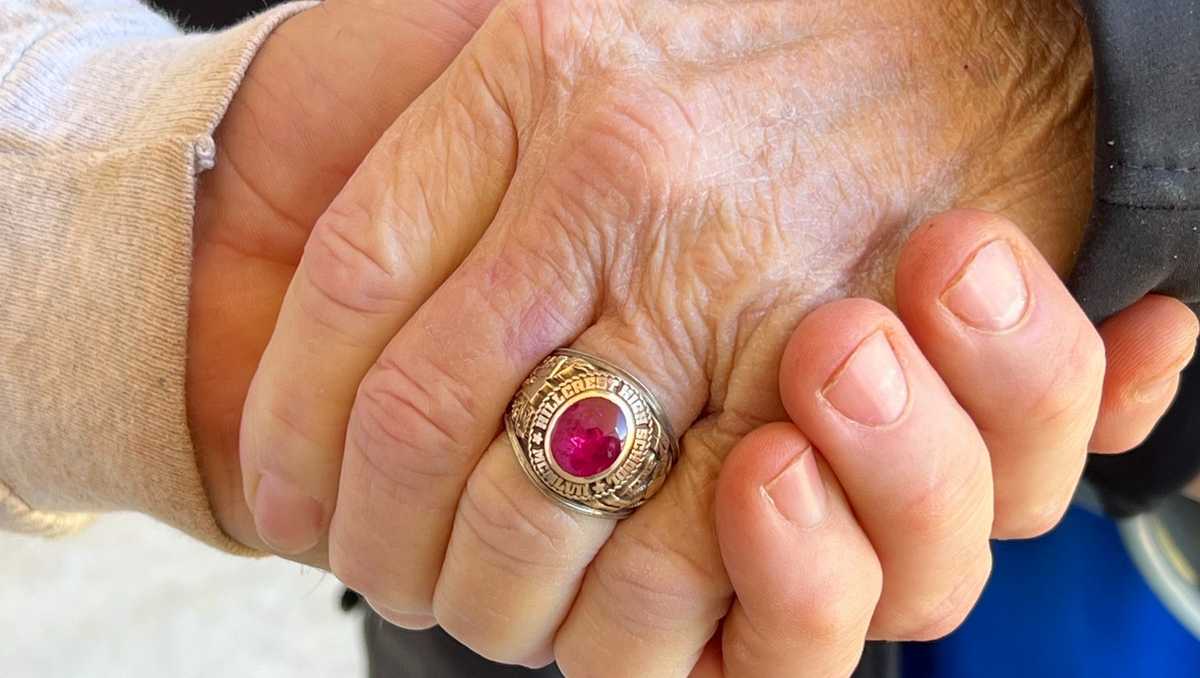 'It still fits perfectly': South Carolina man reunited with school ring lost nearly 50 years ago