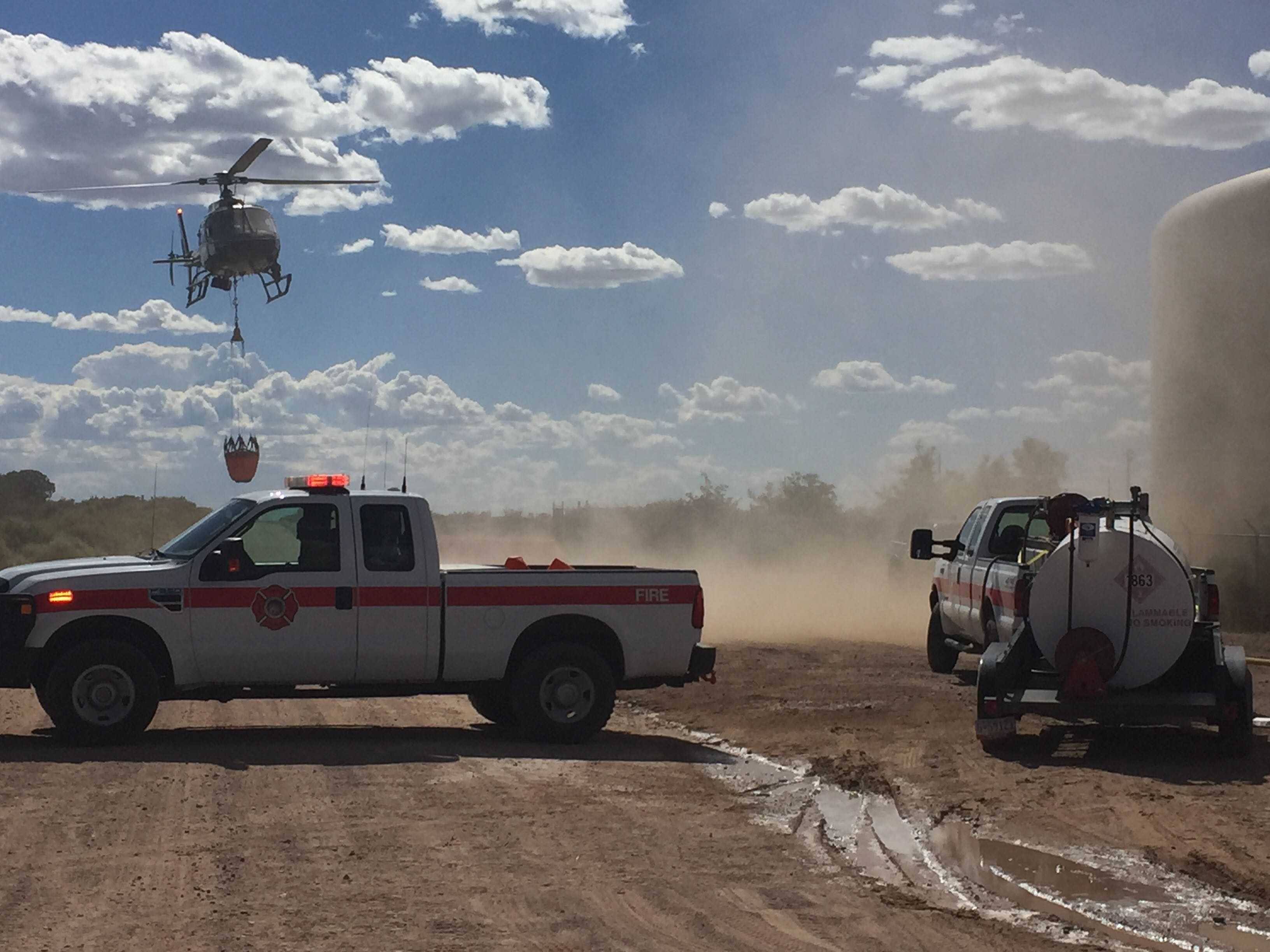 Brush Fire Near Rio Rancho Grows To 2100 Acres