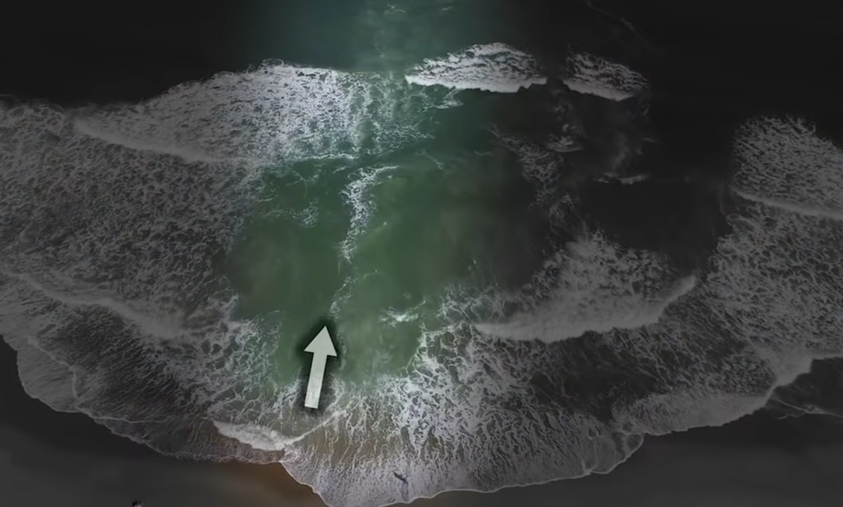 North Carolina: How to identify a rip current forming in ocean