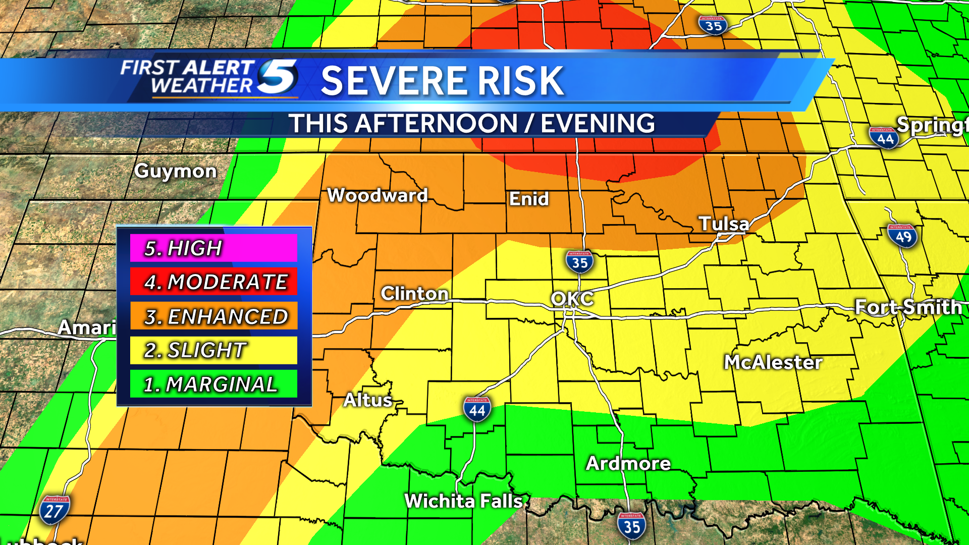 Severe Weather Likely In Oklahoma Today