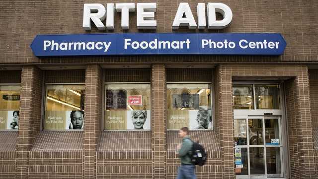 This Friday, Oct. 21, 2016, photo, shows a Rite Aid in Philadelphia.