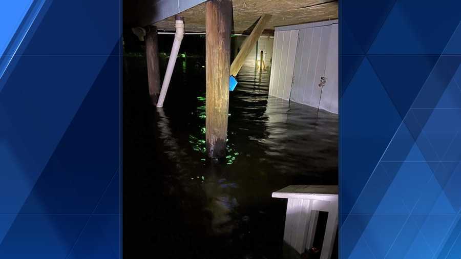 Flooding on the Fish River in Fairhope