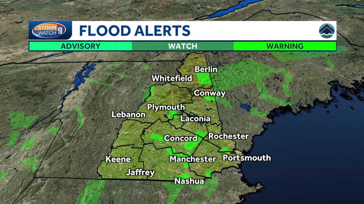 River flood warnings issued Tuesday
