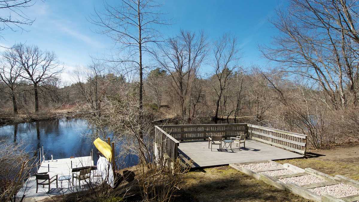 Rare $2.77M colonial sits on banks of Charles River