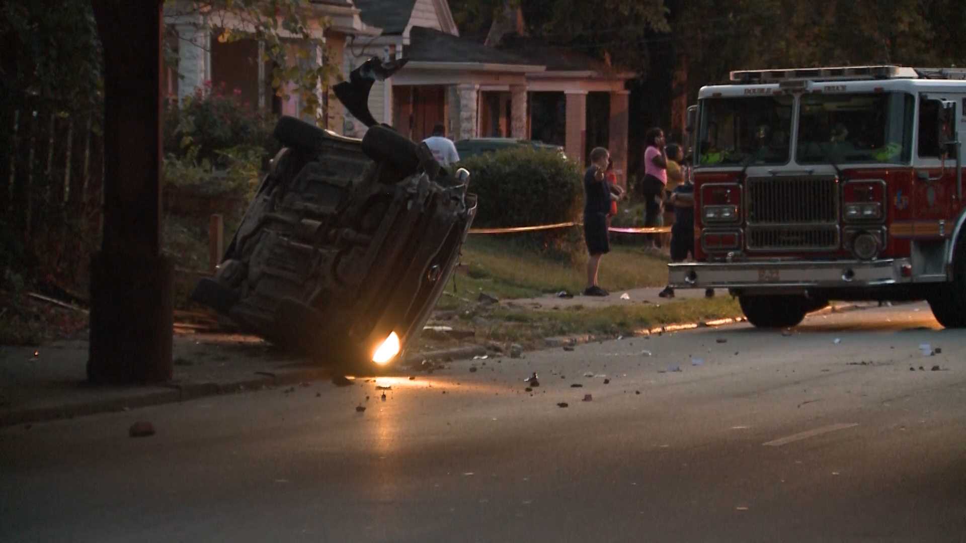 1 Dead, 1 Injured In Shooting, Rollover Crash In Russell Neighborhood ...