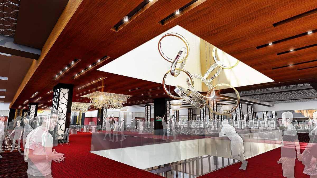 Artist renderings of Horseshoe Southern Indiana improvements