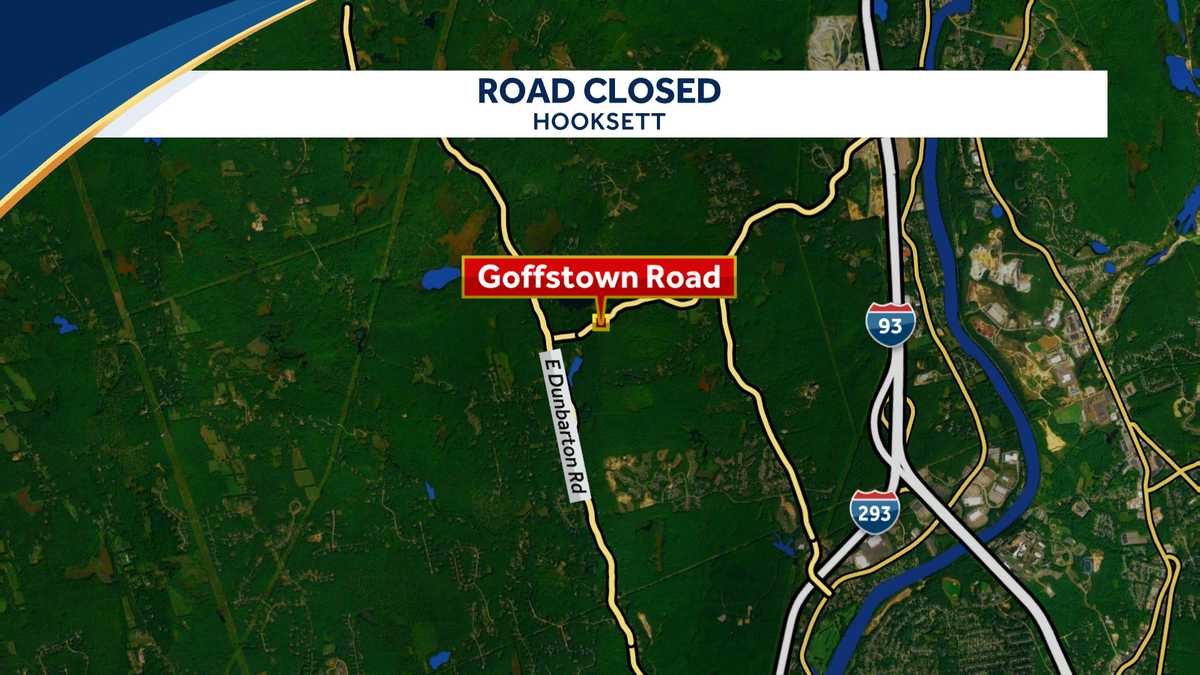 Goffstown Road in Hooksett is closed