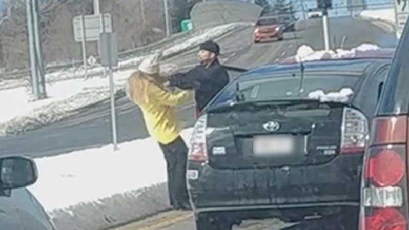 Driver Arrested After Alleged Road Rage Incident Caught On Camera 