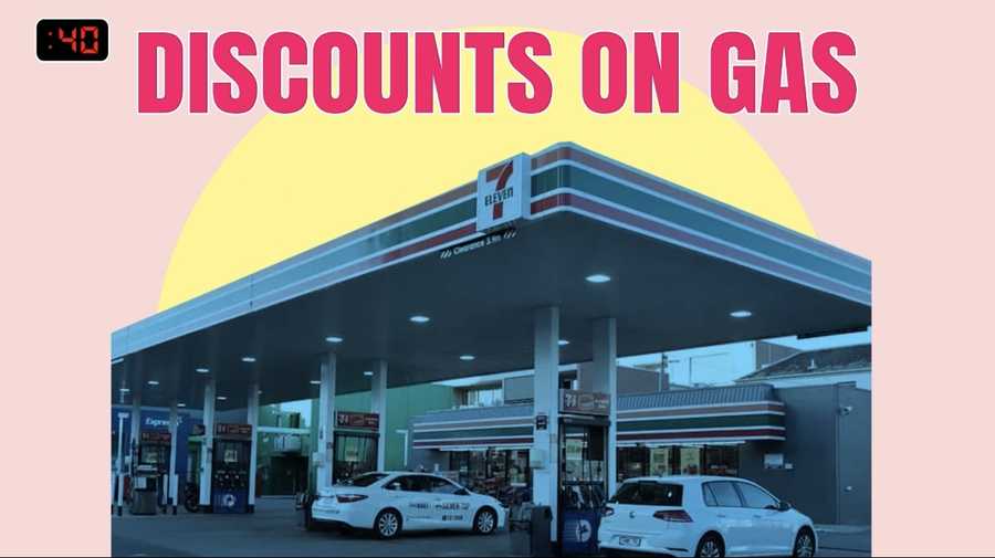 Discounts on food, drinks, and gas are available through rewards programs at Wawa, 7-Eleven, and Circle K.