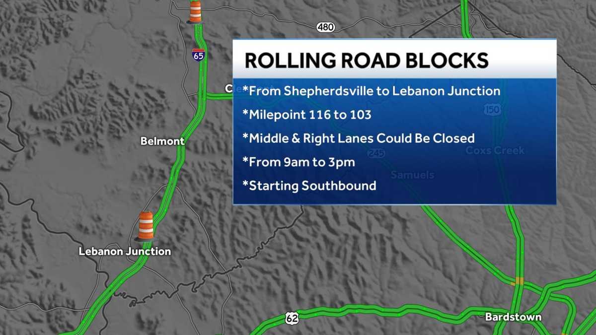 TRAFFIC: Bullitt County road work could cause delays TRAFFIC: Bullitt County road work could cause delays