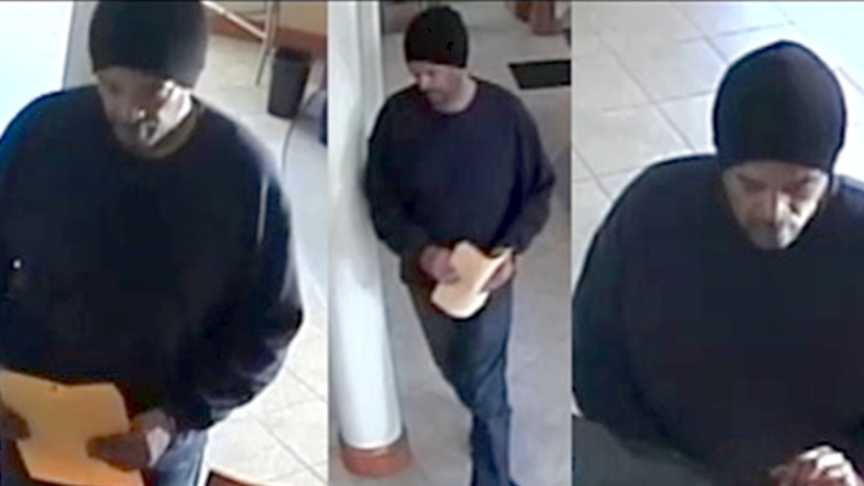 Police searching for man in Old National Bank robbery