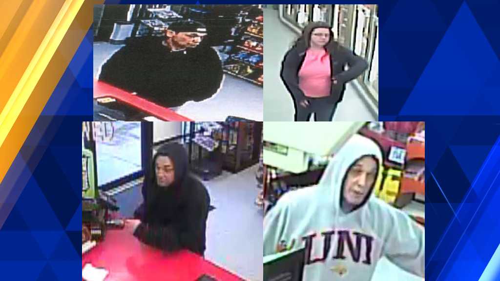 Photos: Police looking for multiple suspects in string of robberies