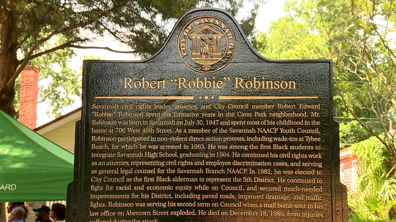 Savannah: Historical marker unveiled in Cann Park - Vimarsana News